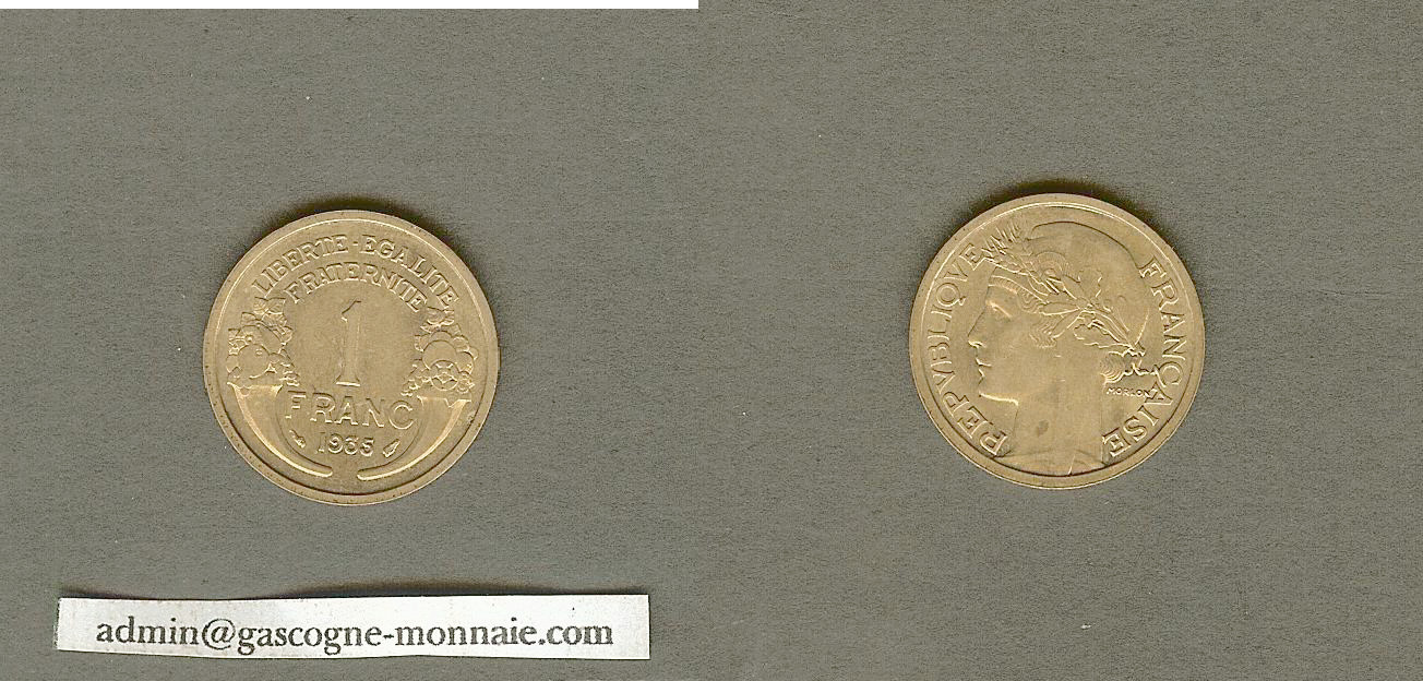 1 franc Morlon 1935 SPL-